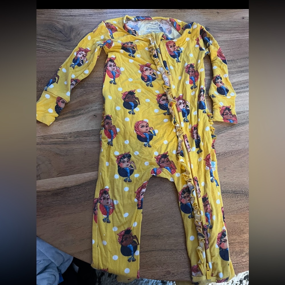 Posh Peanut Rosie the Riveter Sleeper 9-12 months